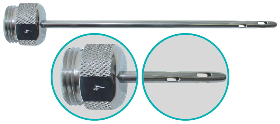 Baby cannula 4.0mm, 12cm